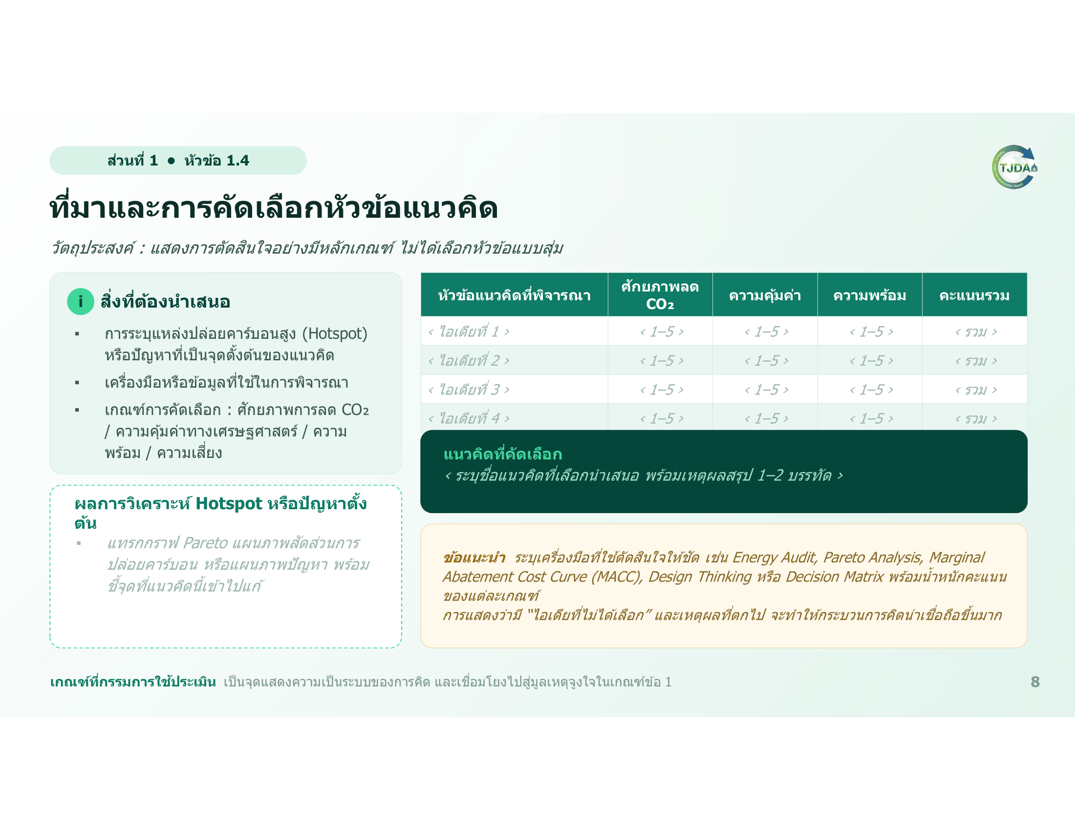 เอกสารภาพรวมTJDA 2027